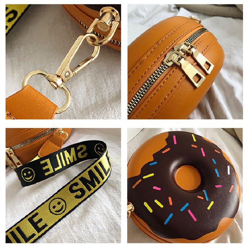 Bolsa Feminina de Couro Donut - Loja Fact