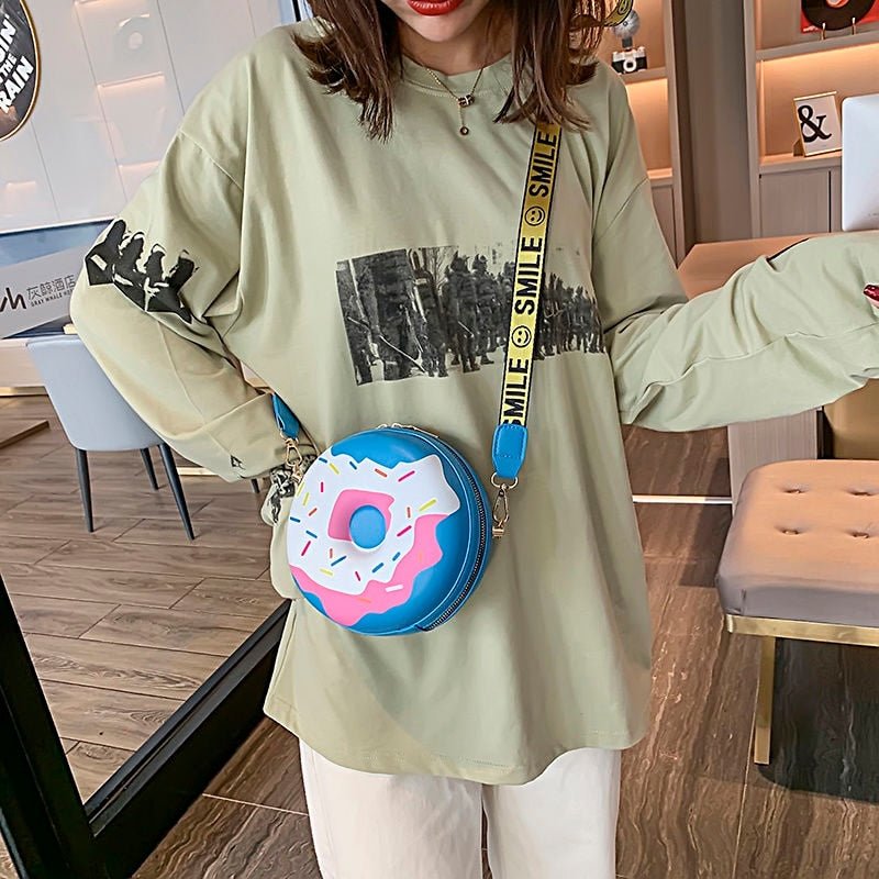 Bolsa Feminina de Couro Donut - Loja Fact