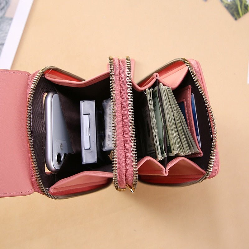 Bolsa Feminina de Couro Touch Screen - Loja Fact