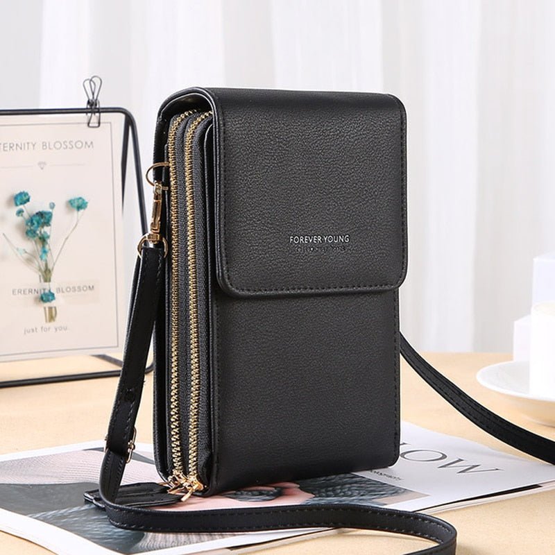 Bolsa Feminina de Couro Touch Screen - Loja Fact