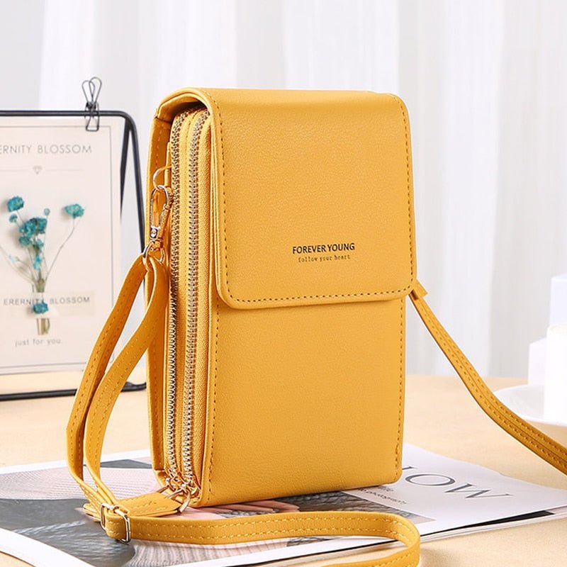 Bolsa Feminina de Couro Touch Screen - Loja Fact