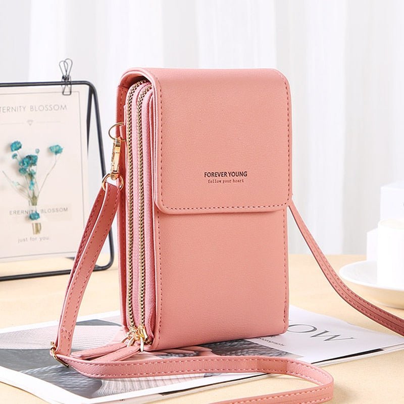 Bolsa Feminina de Couro Touch Screen - Loja Fact
