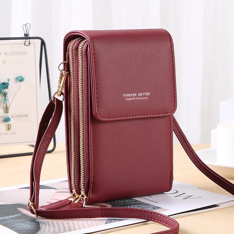 Bolsa Feminina de Couro Touch Screen - Loja Fact