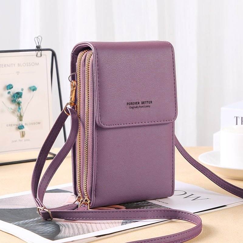 Bolsa Feminina de Couro Touch Screen - Loja Fact