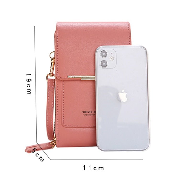 Bolsa Feminina de Couro Touch Screen - Loja Fact