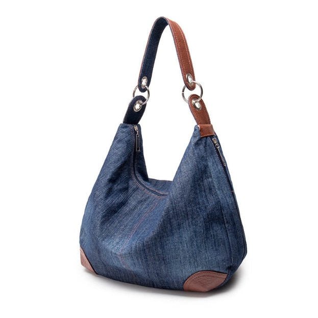 Bolsa Jeans Feminina Saco - Loja Fact