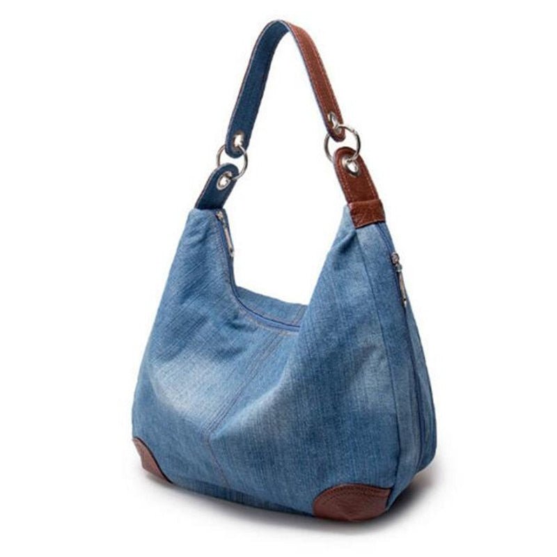 Bolsa Jeans Feminina Saco - Loja Fact