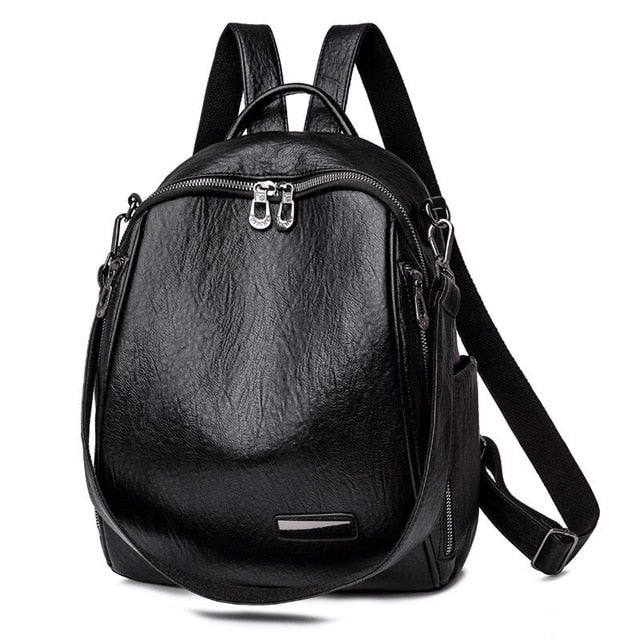 Bolsa Mochila de Couro - Loja Fact