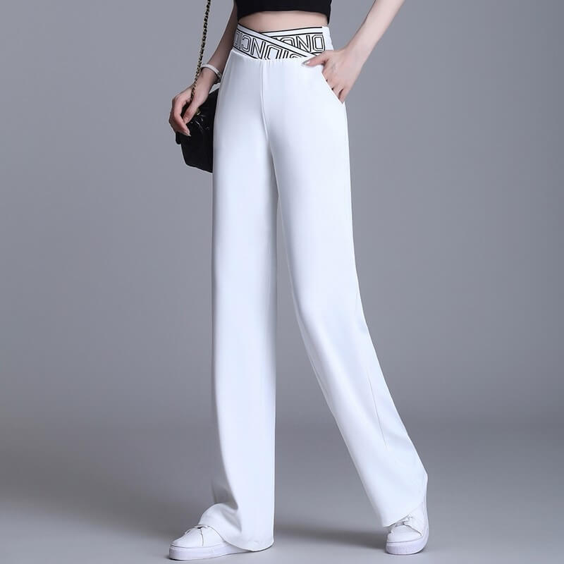 Calça Casual de Alfaiataria Élastique - Loja Fact