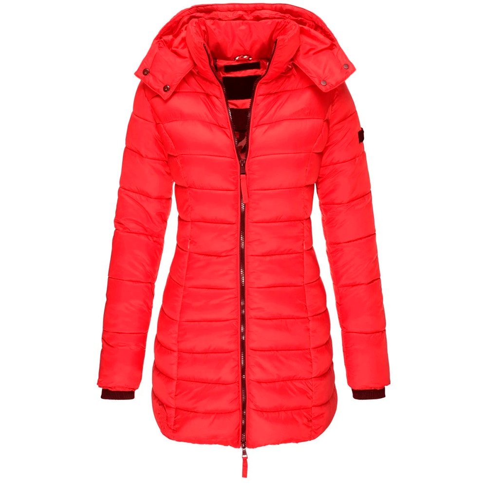 Casaco Acolchoado Feminino Midi Delgado - Loja Fact
