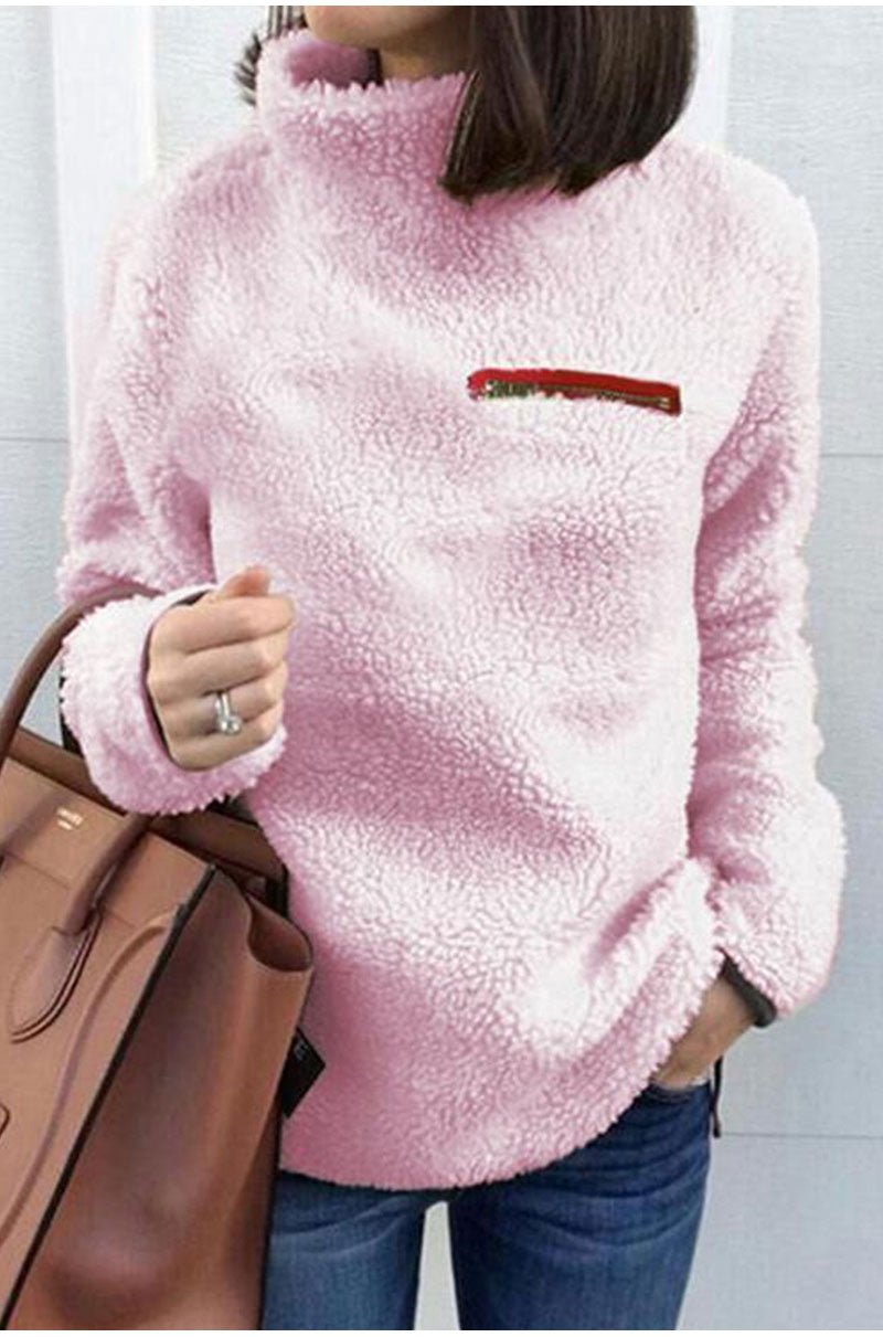 Casaco Feminino Gola Alta Charlotte - Loja Fact