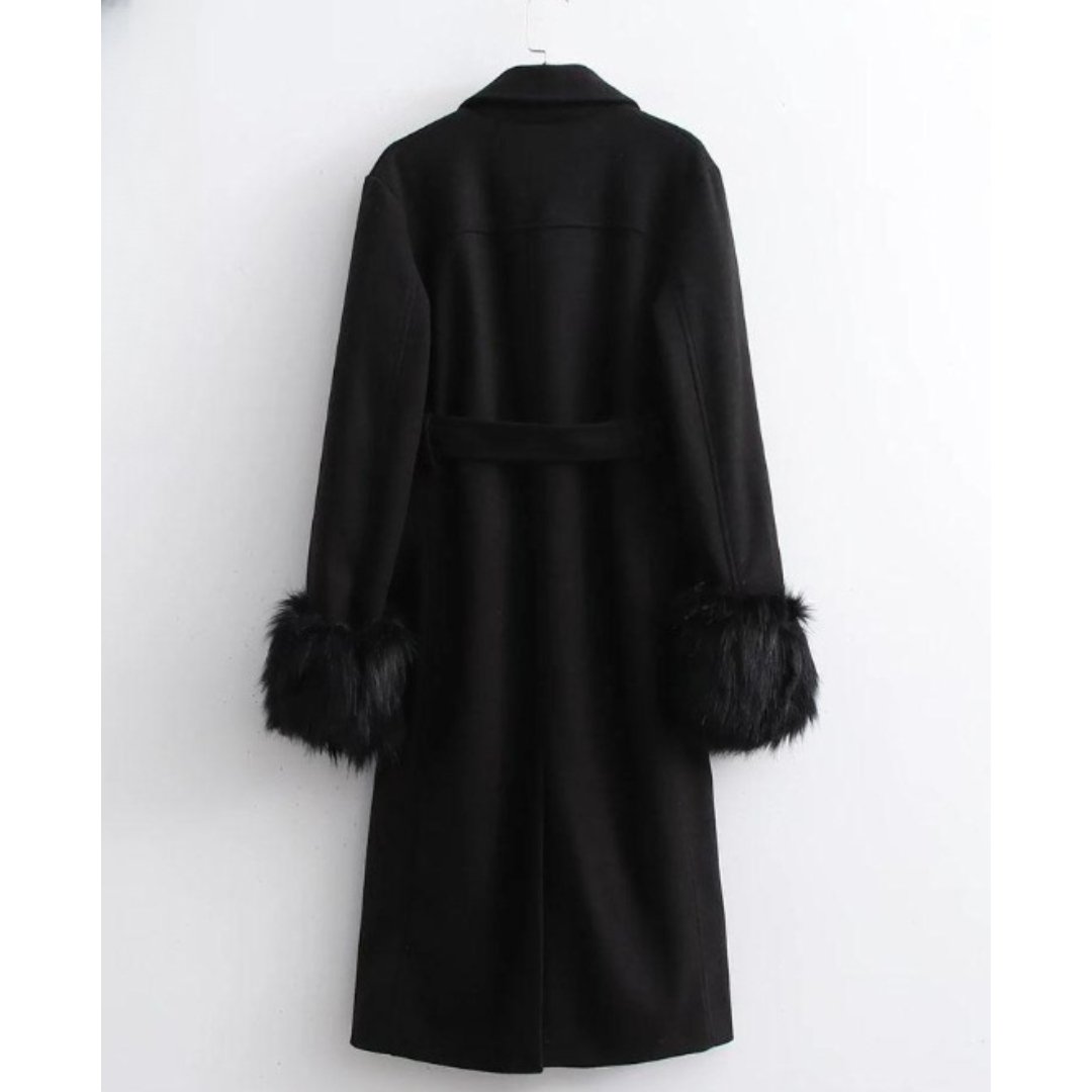 Casaco Feminino Longo de Lã Batida Dauphine - Loja Fact