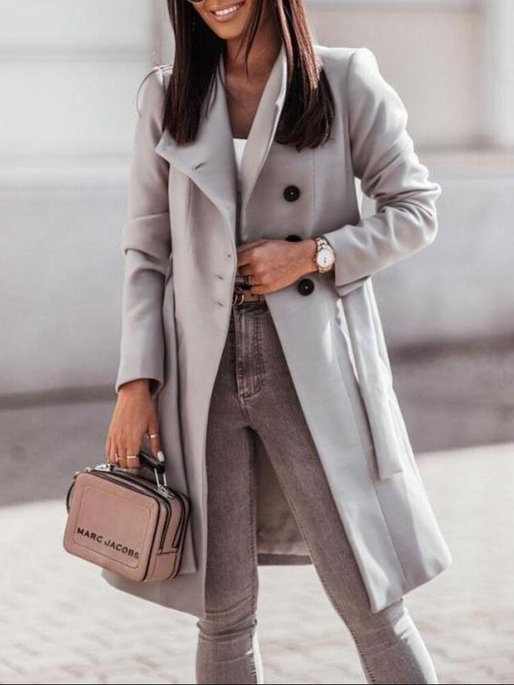 Casaco Feminino Longo Oversized Stella - Loja Fact