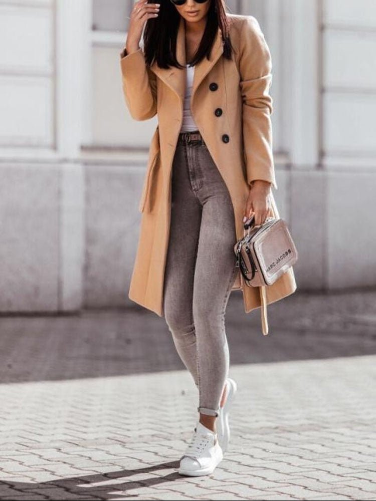 Casaco Feminino Longo Oversized Stella - Loja Fact