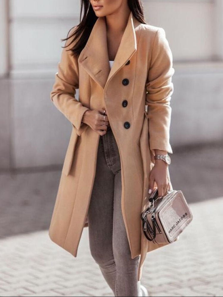 Casaco Feminino Longo Oversized Stella - Loja Fact