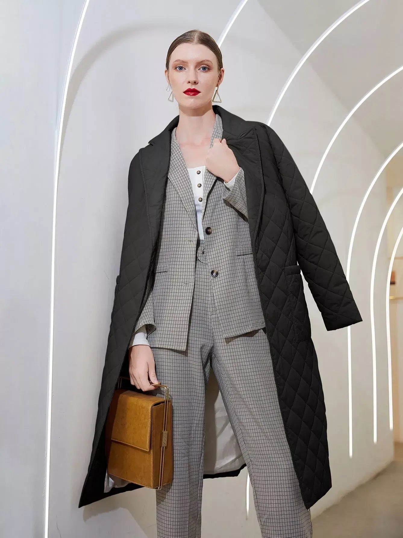 Casaco Feminino Parka Alongado Stylish - Loja Fact