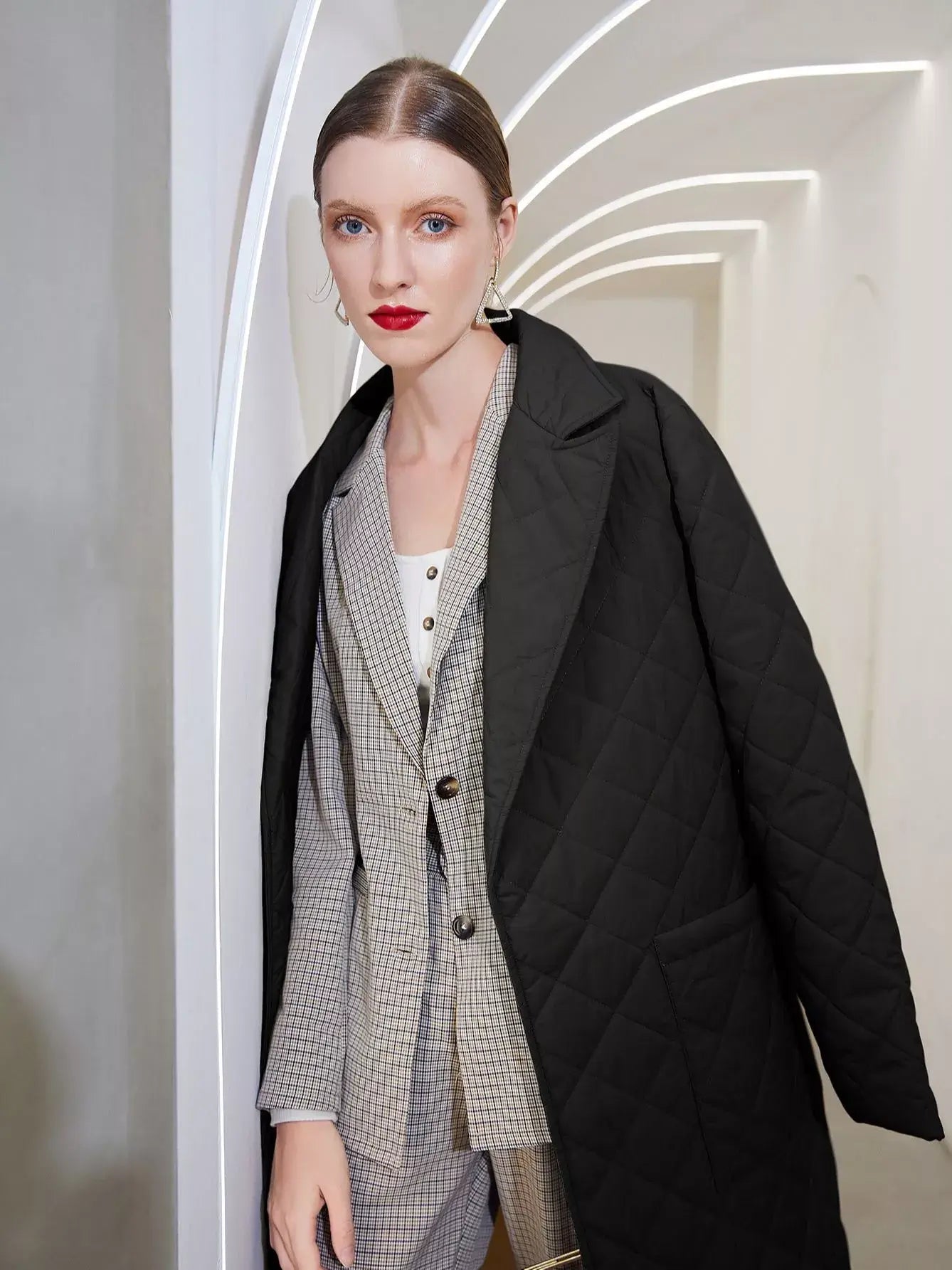 Casaco Feminino Parka Alongado Stylish - Loja Fact