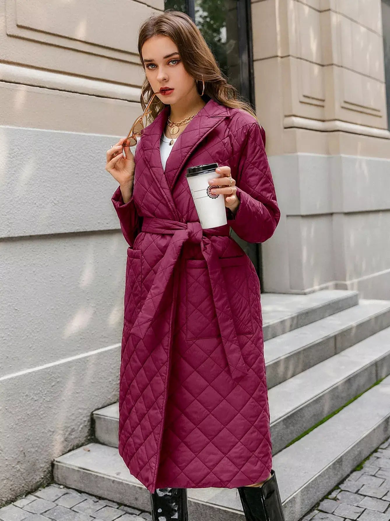 Casaco Feminino Parka Alongado Stylish - Loja Fact