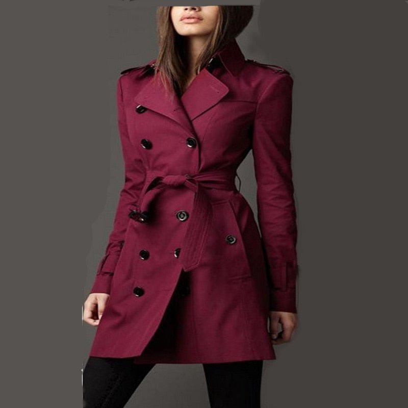 Casaco Feminino Trench Scarlett - Loja Fact