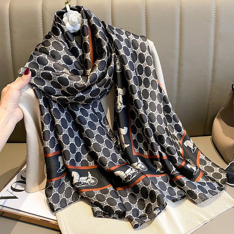 Echarpe Toque de Seda Deluxe - Modelo 22 - Loja Fact