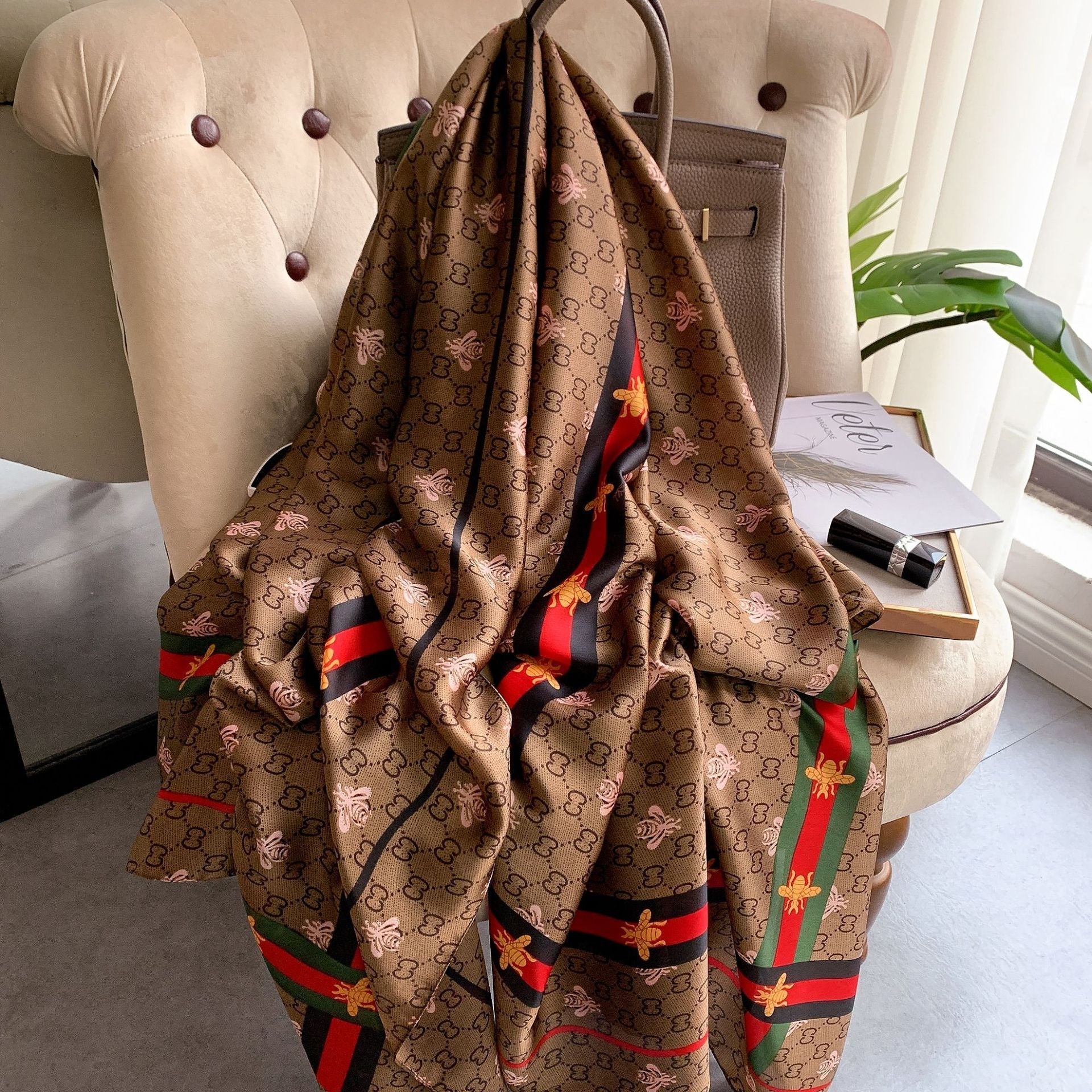 Echarpe Toque de Seda Deluxe - Modelo 35 - Loja Fact