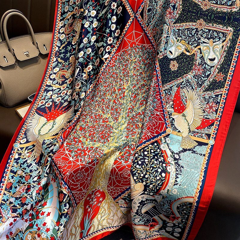 Echarpe Toque de Seda Paradise - Modelo 134 - Loja Fact