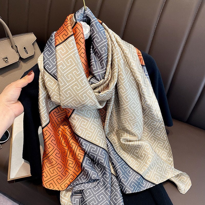 Echarpe Toque de Seda Paradise - Modelo 3 - Loja Fact