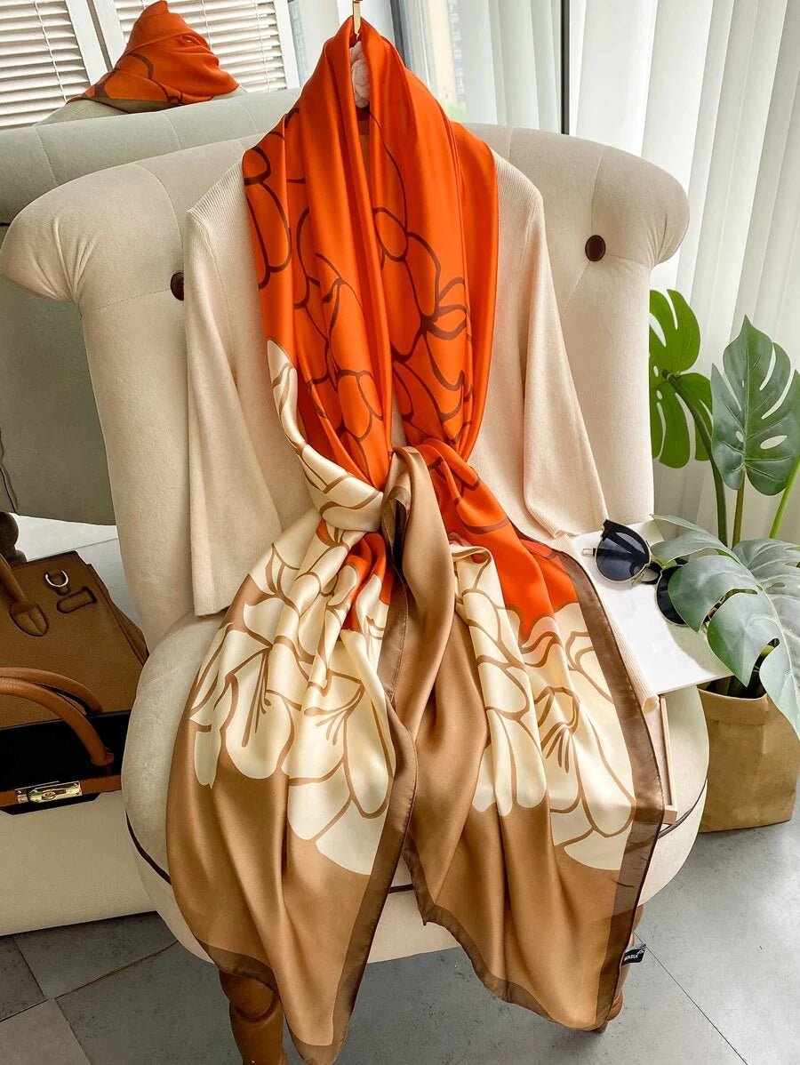 Echarpe Toque de Seda Paradise - Modelo 38 - Loja Fact