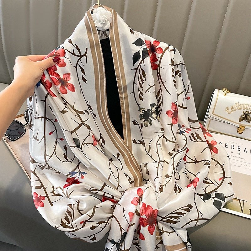 Echarpe Toque de Seda Paradise - Modelo 63 - Loja Fact