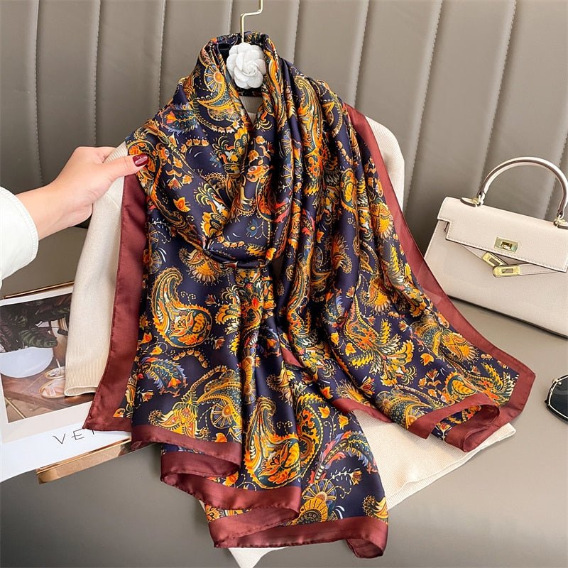 Echarpe Toque de Seda Paradise - Modelo 98 - Loja Fact