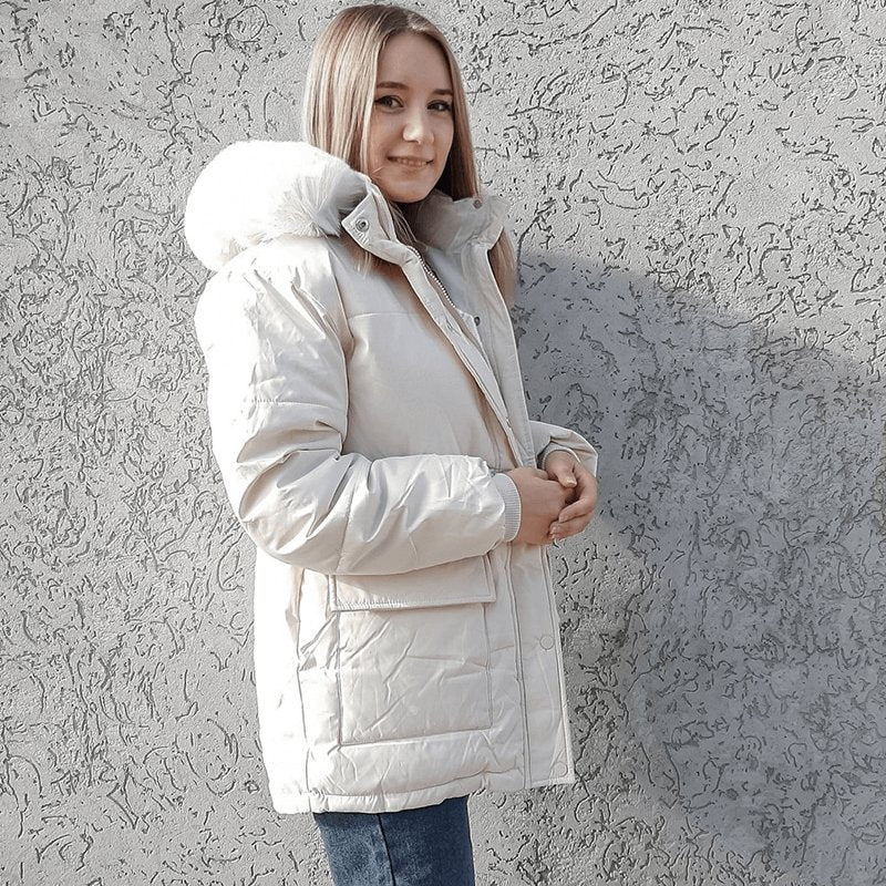 Jaqueta Feminina de Parka Coralinne - Loja Fact