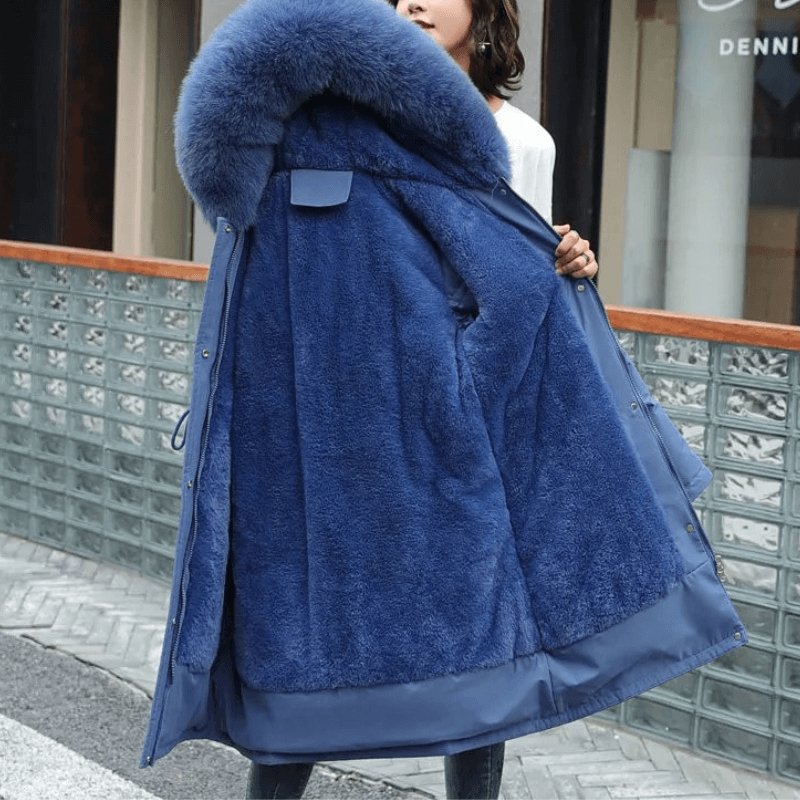 Jaqueta Feminina de Parka Forrada Florence - Loja Fact