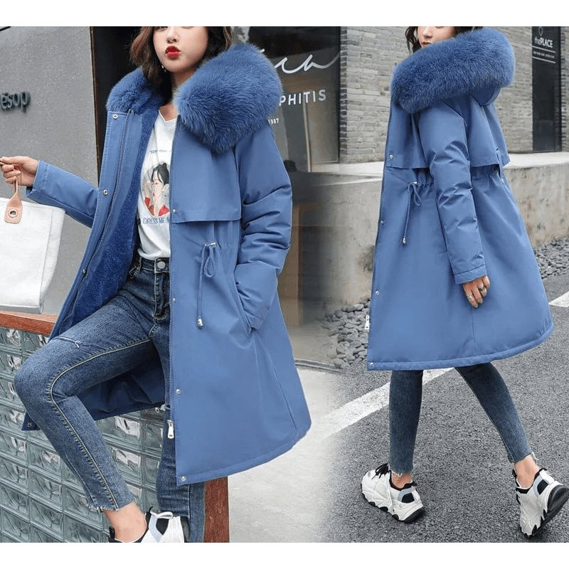 Jaqueta Feminina de Parka Forrada Florence - Loja Fact