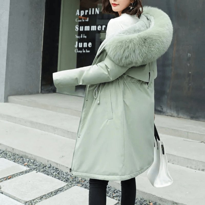 Jaqueta Feminina de Parka Forrada Florence - Loja Fact