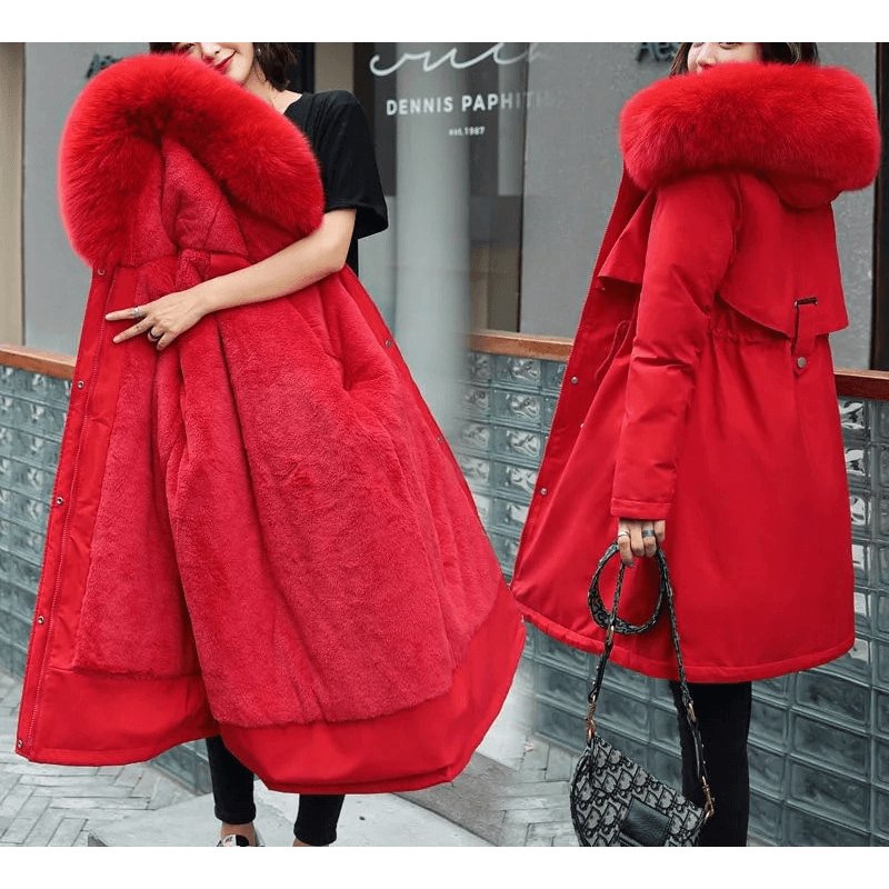 Jaqueta Feminina de Parka Forrada Florence - Loja Fact