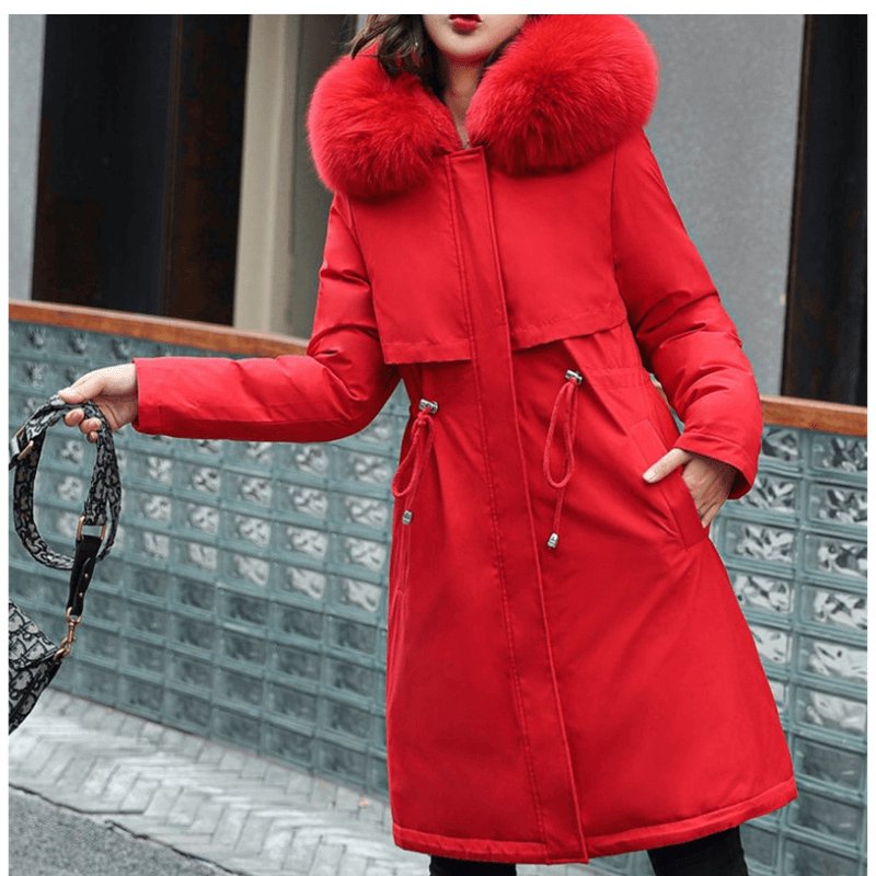 Jaqueta Feminina de Parka Forrada Florence - Loja Fact