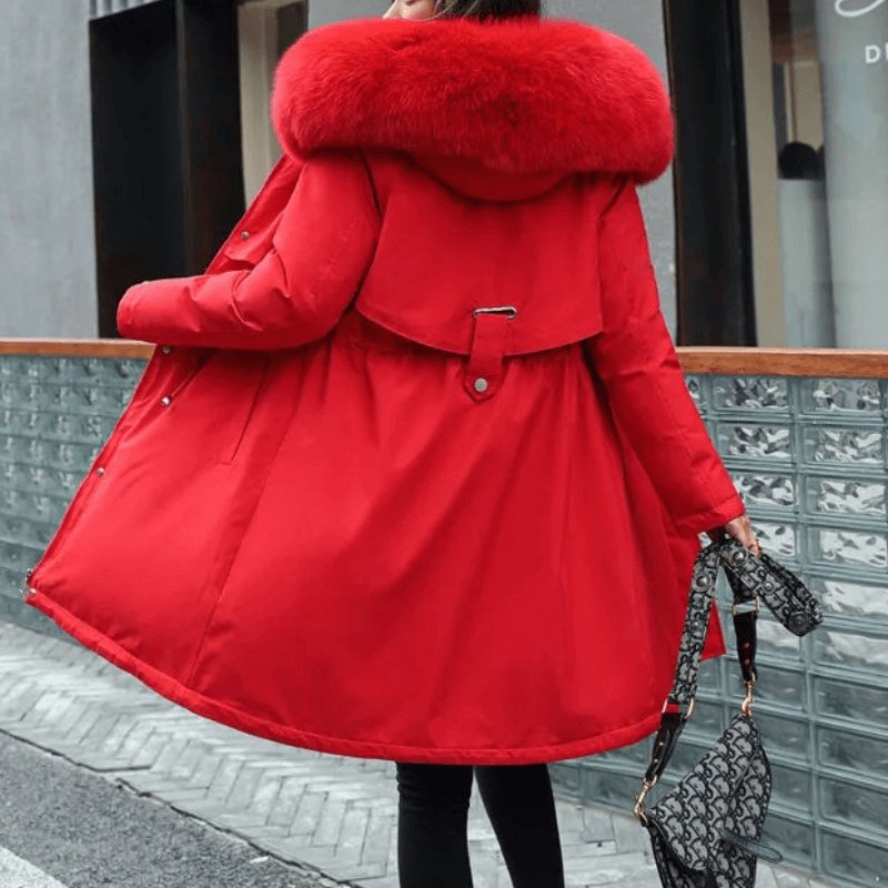 Jaqueta Feminina de Parka Forrada Florence - Loja Fact
