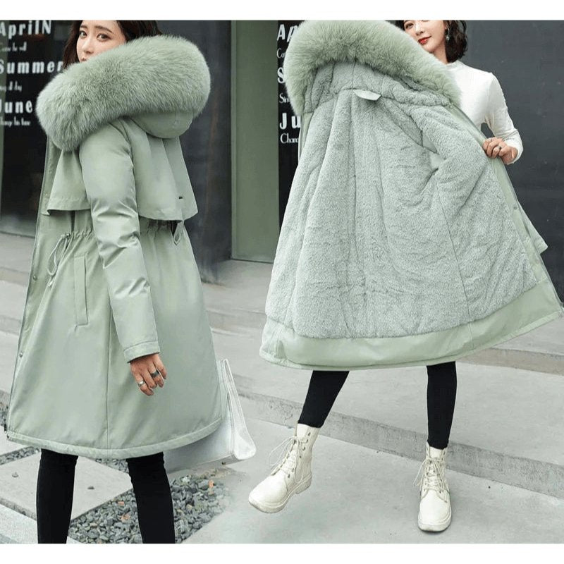 Jaqueta Feminina de Parka Forrada Florence - Loja Fact