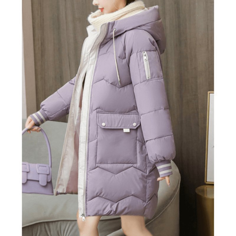 Jaqueta Feminina Puffer de Parka Joelle - Loja Fact