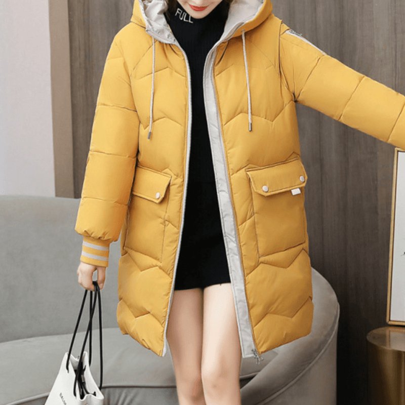 Jaqueta Feminina Puffer de Parka Joelle - Loja Fact