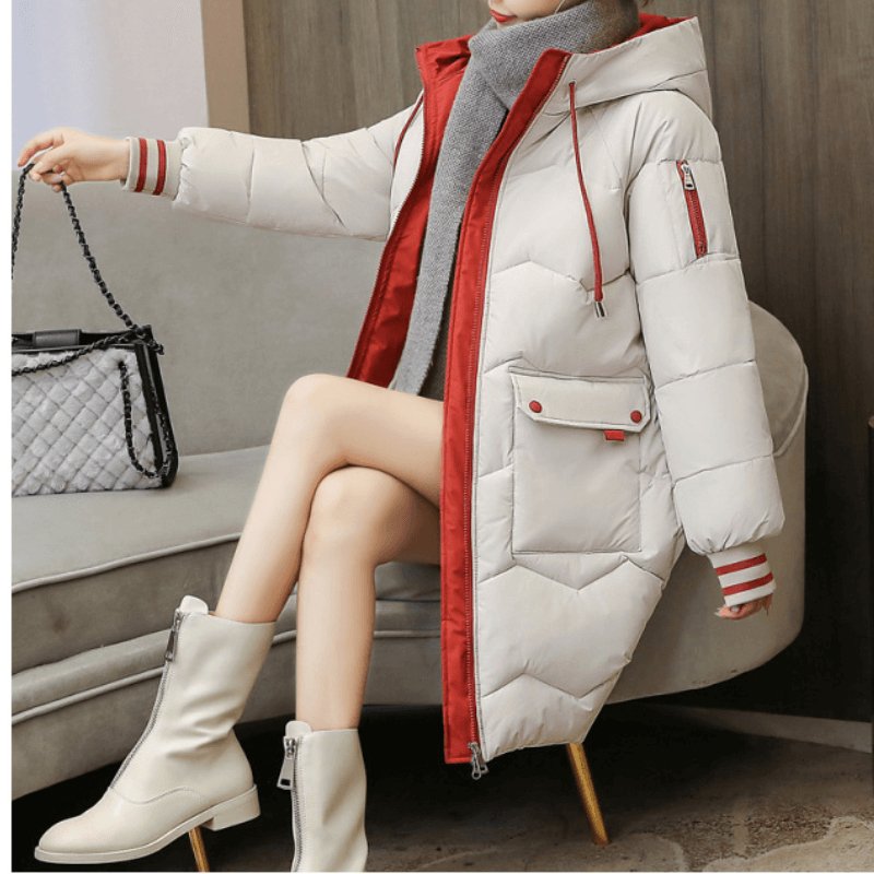 Jaqueta Feminina Puffer de Parka Joelle - Loja Fact