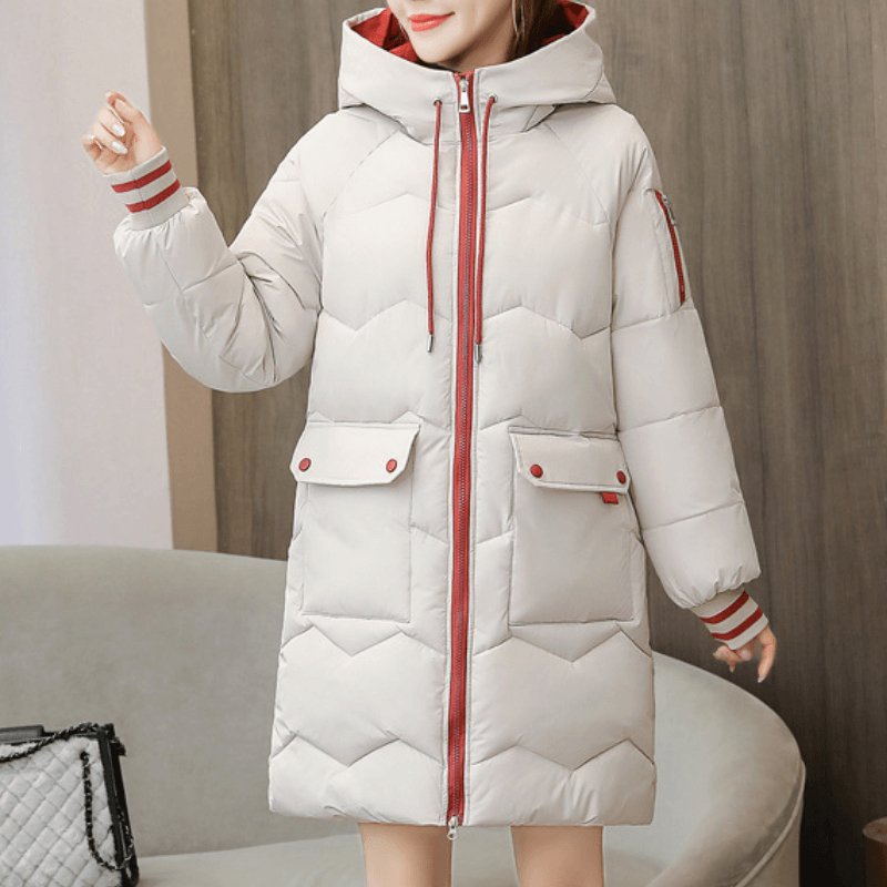 Jaqueta Feminina Puffer de Parka Joelle - Loja Fact