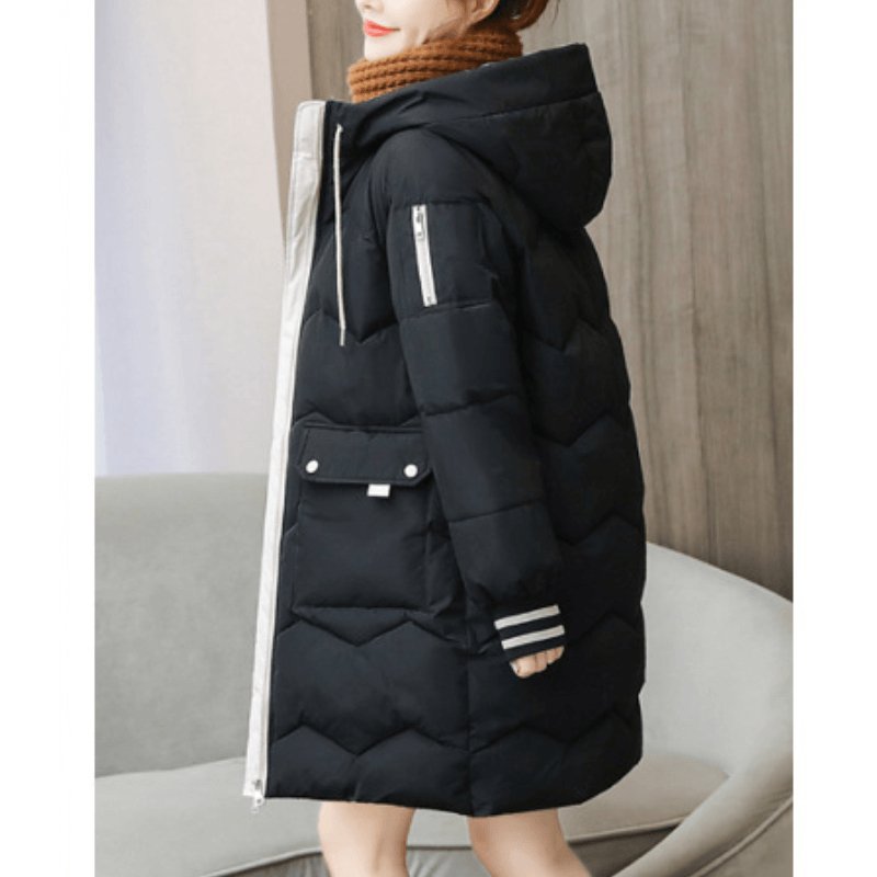 Jaqueta Feminina Puffer de Parka Joelle - Loja Fact