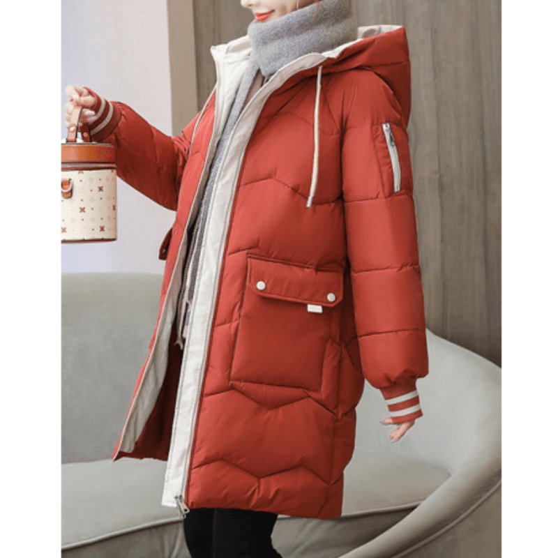 Jaqueta Feminina Puffer de Parka Joelle - Loja Fact