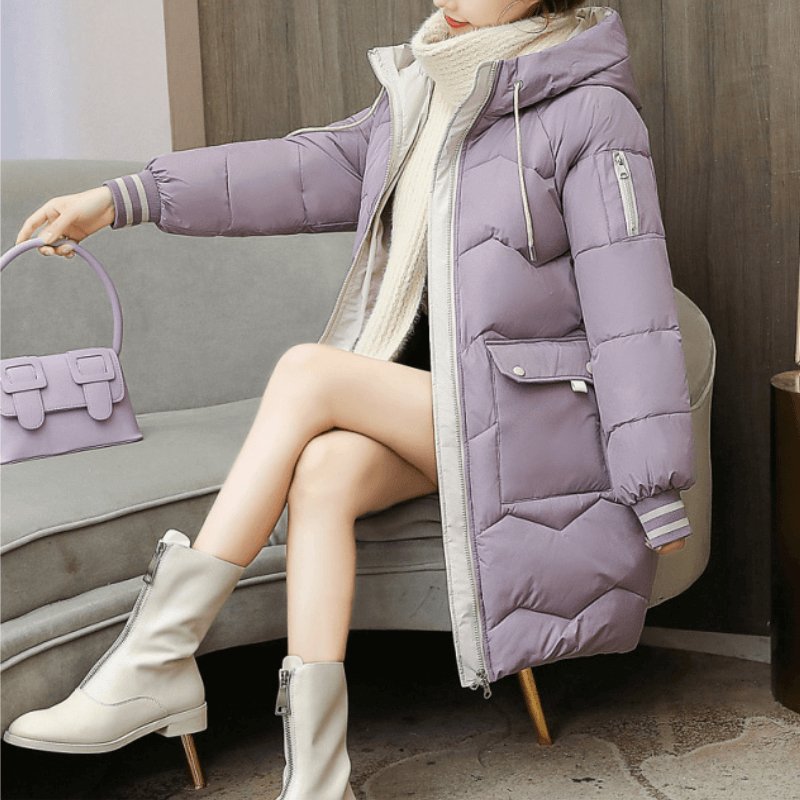 Jaqueta Feminina Puffer de Parka Joelle - Loja Fact