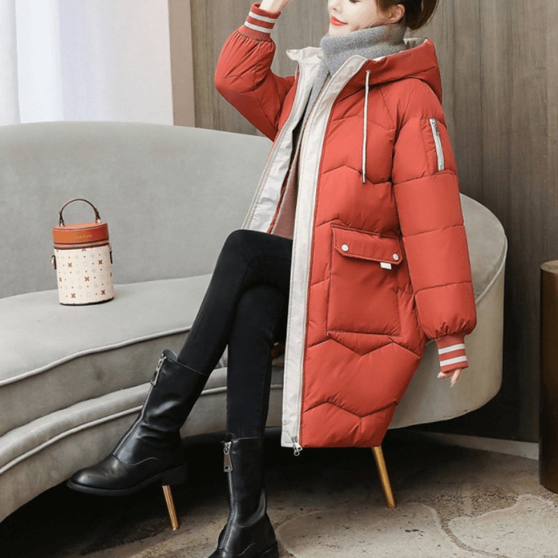 Jaqueta Feminina Puffer de Parka Joelle - Loja Fact