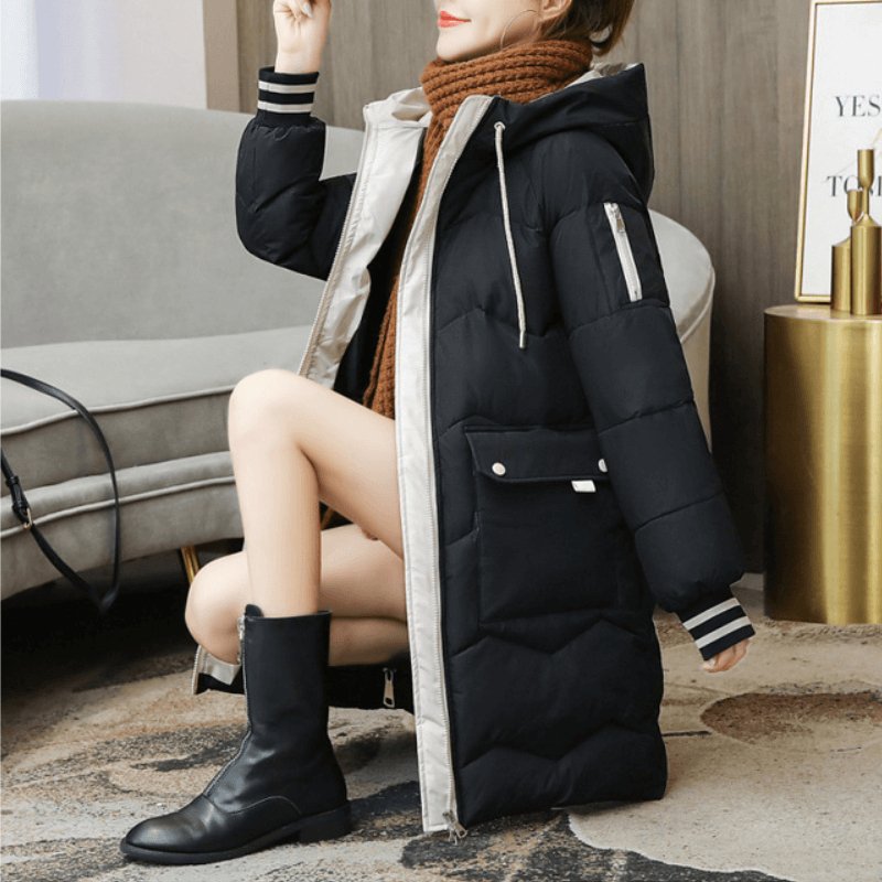 Jaqueta Feminina Puffer de Parka Joelle - Loja Fact