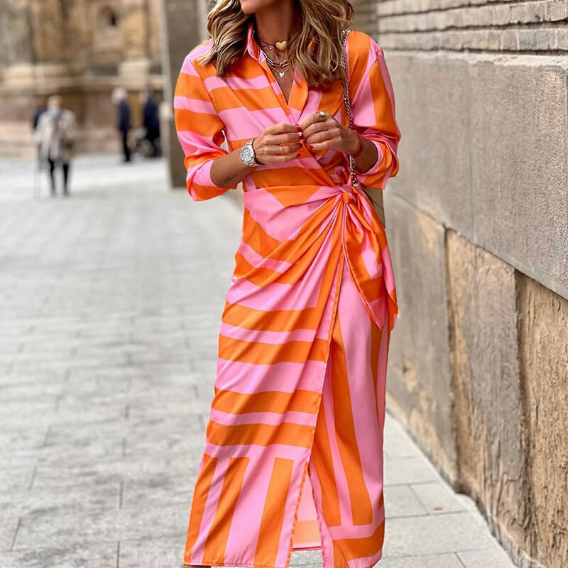 Vestido Mídi Transpassado Rubis - Loja Fact