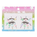 Adesivo Facial de Pedraria Autocolante com Strass 12cm Reutilizável para Maquiagem Artística e Carnaval - Innovare