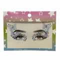 Adesivo Facial de Pedraria Autocolante com Strass 12cm Reutilizável para Maquiagem Artística e Carnaval - Innovare